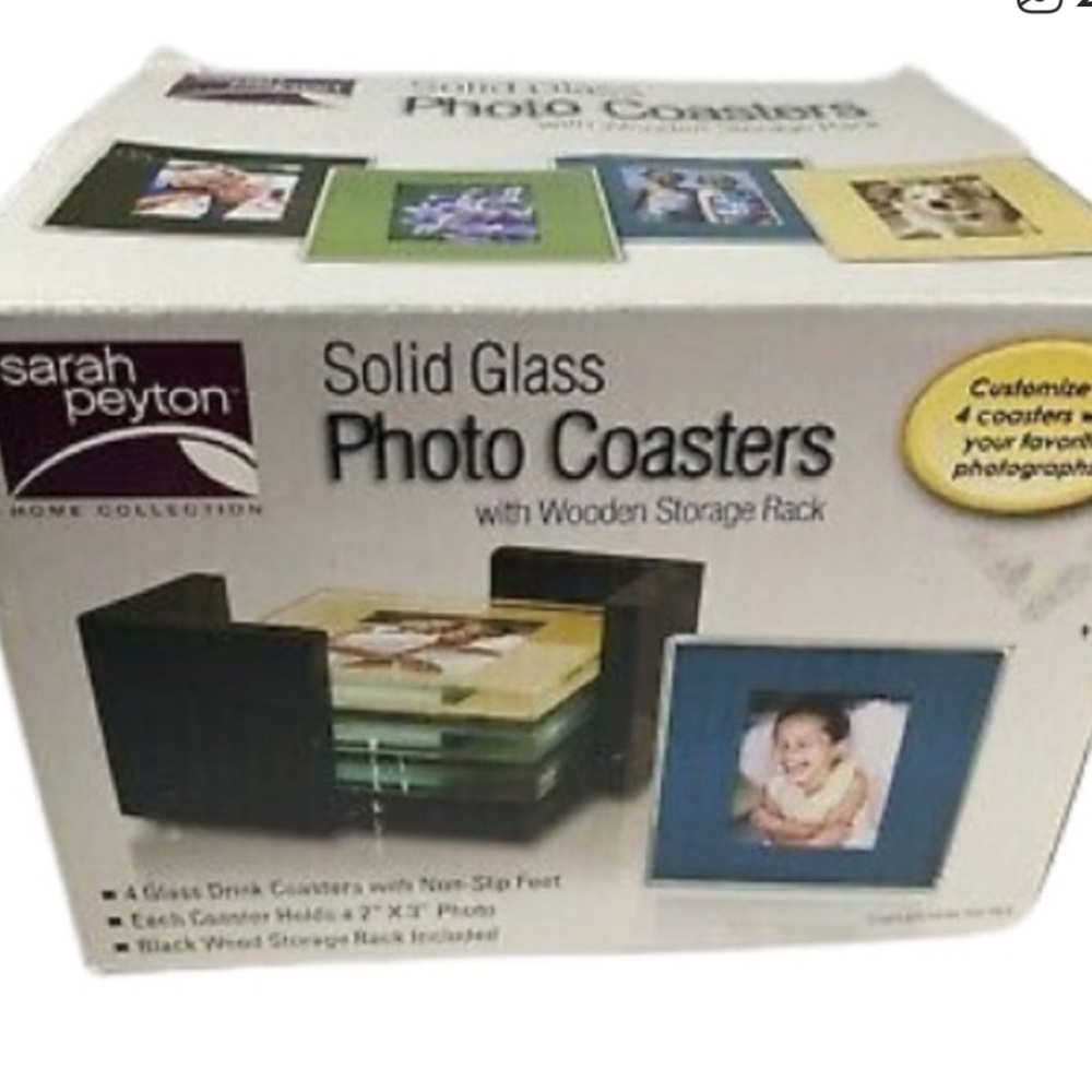 Glass Photo Coasters. - Picture 2 of 5